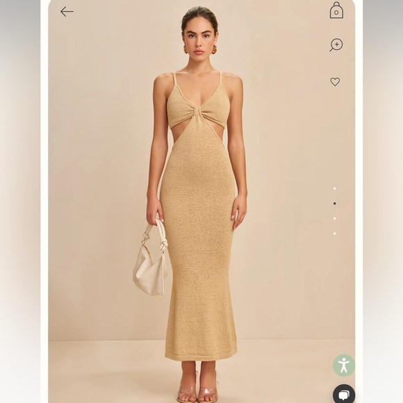 cult gaia Dresses & Skirts - Cult Gaia Serita Dress Sand